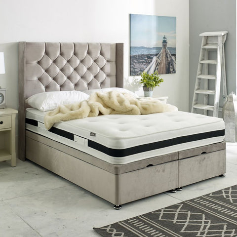 Selly Winged Ottoman bed