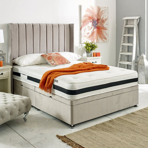 Vatrica Winged Ottoman bed